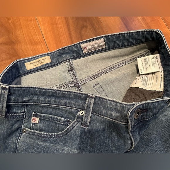 AG Adriano Goldschmied The Legging Super Skinny Ankle Jeans Contour 360 Size 28 - Picture 4 of 6